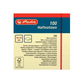 Lipnieji lapeliai Herlitz, 7.5 x 7.5 cm, 100 vnt.