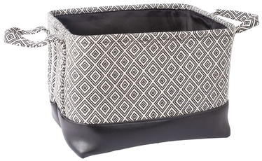 Home4you Yana-2 Basket 37x27x28cm Black/White