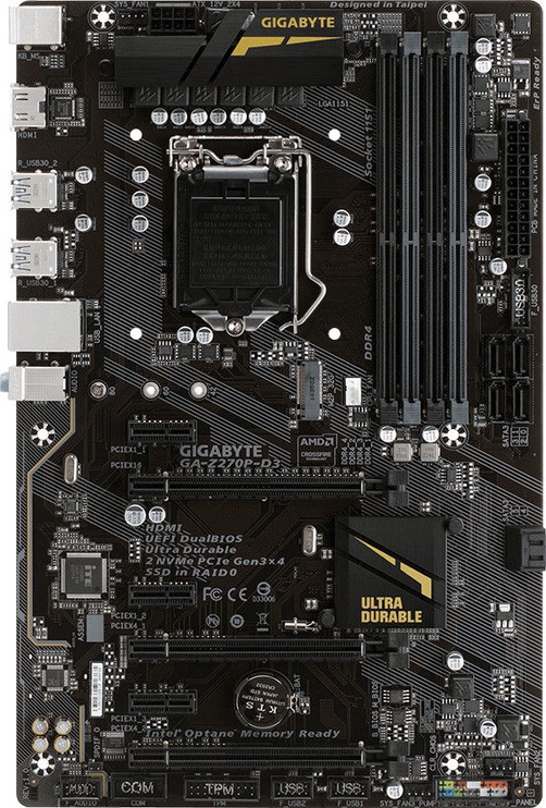 Mātesplate Gigabyte GA-Z270P-D3 Bulk