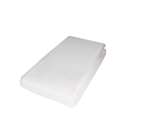 Palags Domoletti Satin White, 180x200 cm, ar gumiju