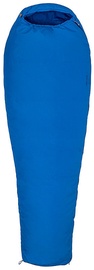 Guļammaiss Marmot NanoWave 25 Regular Blue, kreisais, 198 cm