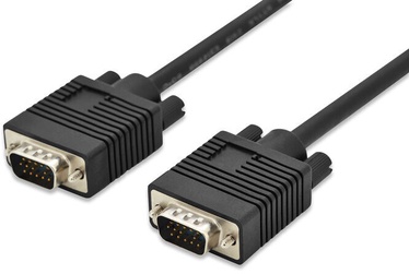 Assman VGA Monitor Connection Cable 5m Black