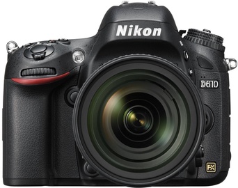 Peegelfotoaparaat Nikon D610 + 24-120mm
