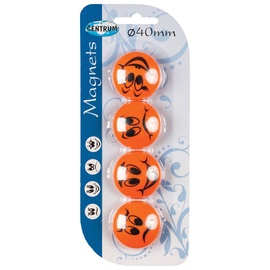 Магнит Centrum Magnets For Boards Orange 4pcs 40mm