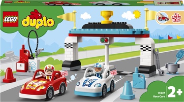 Konstruktors LEGO Duplo Sacīkšu automašīnas 10947, 44 gab.