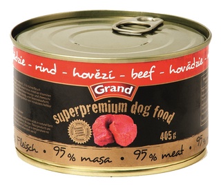 Suņu konservi Grand Superpremium Liellops 405g
