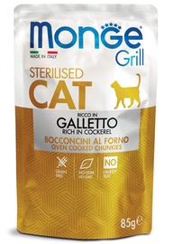 Monge Grill Pouch Chunkies In Jelly Rich In Cockerel Sterilised 85g