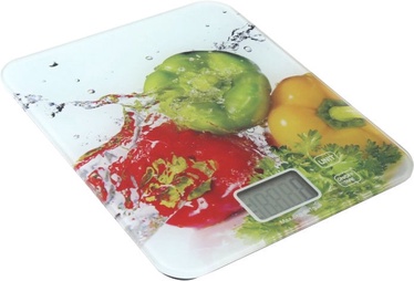 Электронные кухонные весы Omega OBSKW, многоцветный