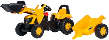 Авто и мото педали Rolly Toys Kid JCB Tractor With Frontloader & Trailer 023837