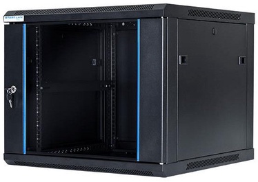 Digitalbox START.LAN Wall Cabinet 19'' 9U/600x600mm Glass Black