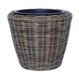 Home4you Wicker Flowerpot D44x36cm Beige