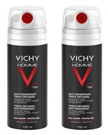 Vichy Homme 72h Anti-Perspirant 2x150ml