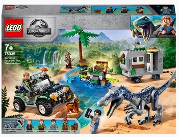 Konstruktors LEGO® Jurassic World Sastapšanās ar barioniksu: dārgumu meklēšana 75935, 434 gab.