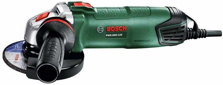 Электрическая углошлифовальная машина Bosch Green PWS 850-125 06033A2720, 850 Вт