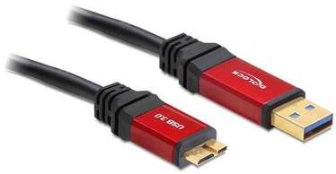 Delock Cable USB/USB-micro Black 1m