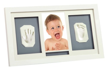 Foto rāmis Adora NP 018 Photo Frame w/ Two Imprints White, 23 cm x 4 cm, balta