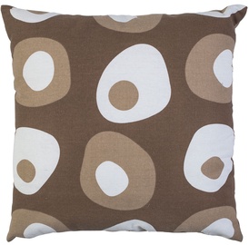 Home4you Cushion Summer 45x45cm Brown Dots