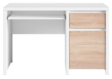 Rakstāmgalds Black Red White Kaspian BIU1D1S/120 White/Sonoma Oak