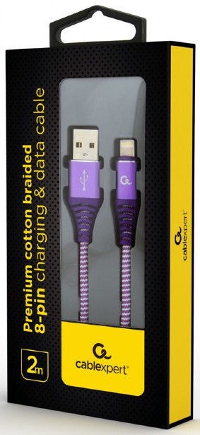 Провод Gembird USB To Lightning Premium USB 2.0, Apple Lightning, 2 м