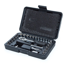 Sukimo įrankių rinkinys Vagner SDH VG049, 1/4", 29 vnt.