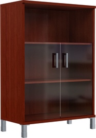 Skyland Born Shelf B 420.5 With Small Glass Doors Burgundy