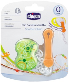 Держатель для соски Chicco Clip Salvasucchietto, зеленый