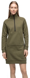 Audimas Soft Cotton Dress Olive Green M