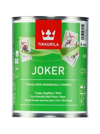 KRĀSA SIENĀM JOKER 0,9L A-BALTA (TIKKURILA)