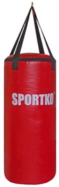 Боксерский мешок SportKO MP6, черный/красный