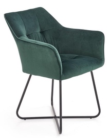 Valgomojo kėdė Halmar K377 Dark Green, 1 vnt.