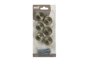 MÖÖBLINUPP 3110 ANT.MESSING 35MM (6TK)