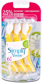 Skuveklis Gillette Venus Simply3 Plus Yellow, 6 gab.