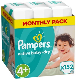 Pampers Active Baby-Dry S4 Plus 152