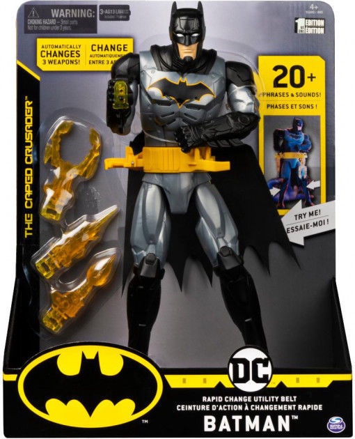 Rotallietu Figurina Spin Master Dc The Caped Crusader Deluxe Batman 6055944 Ksenukai Lv