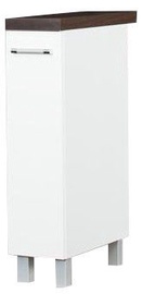 Apakšējais virtuves skapītis Bodzio Loara 20DC White, 200x520x860 mm