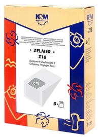 Dulkių siurblio maišelis K&M Z18 For Zelmer, 5 vnt.