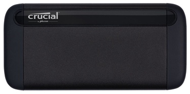 Cietais disks Crucial X8, SSD, 2 TB, melna