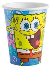 Vienkartinio puodelio komplektas Spongebob, 8 vnt