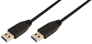 LogiLink Cable USB to USB Black 3m