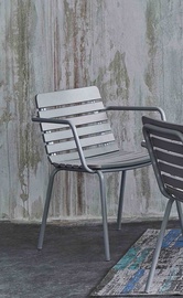 Dārza krēsls Masterjero Natūralios gamtos dvelksmas, pelēka, 58 cm x 62 cm x 77 cm