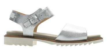 Clarks 26142787 Ferni Fame Silver Leather 42