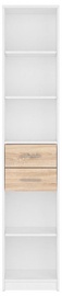 Lentyna Black Red White Nepo Plus White/Sonoma Oak