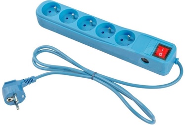 Natec Surge Protector 5 Outlet Blue 1.5m