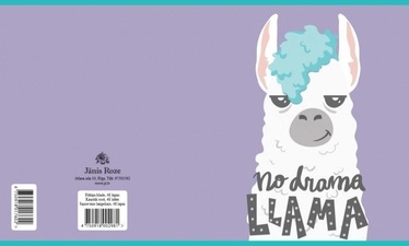 Jānis Roze Notebook A5 JR8 48 Pages No Drama Llama