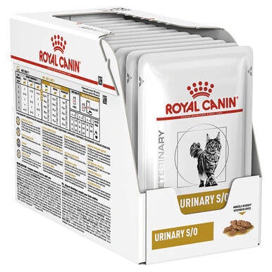 Šlapias kačių maistas Royal Canin Veterinary Urinary S/O Pate, vištiena, 0.085 kg, 12 vnt.