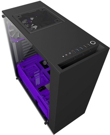 NZXT Source 340 Mid-Tower ATX Black/Purple CA-S340W-BP