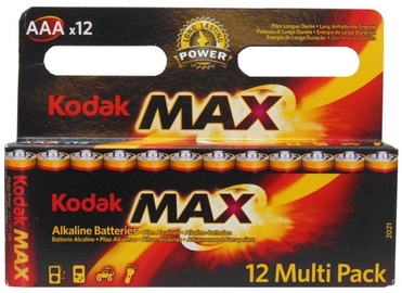 Kodak LR03-12BB AAA Max Batteries 12x