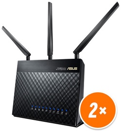 Asus RT-AC68U + RT-AC68U Routers