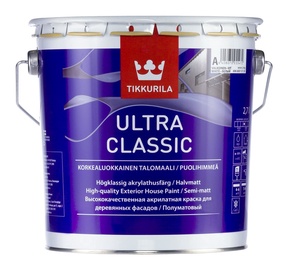 Krāsa koka fasādēm Tikkurila Ultra Classic C, 2.7 l