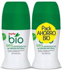 Byly Bio Deodorant Roll On 2x50ml